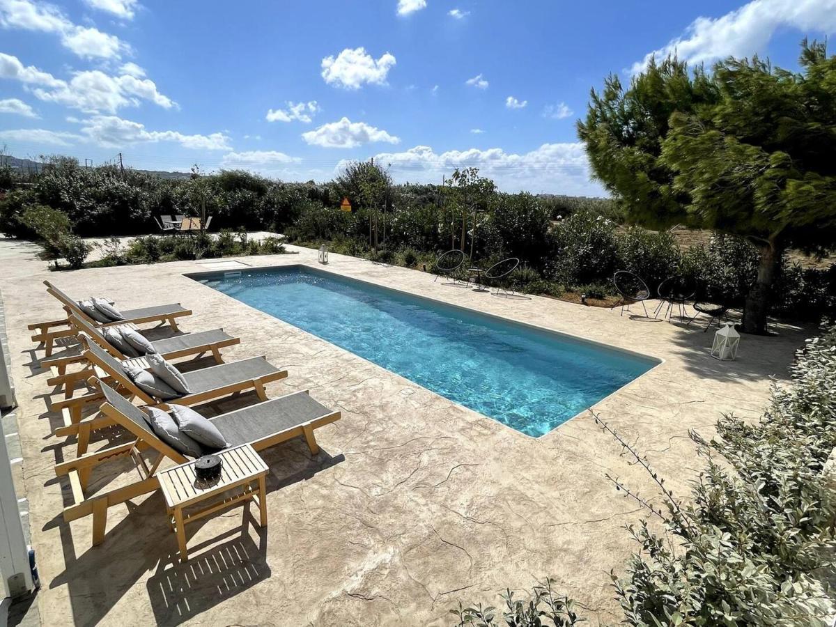White Pearl Villa Naxos With Private Swimming Pool Naxos City المظهر الخارجي الصورة