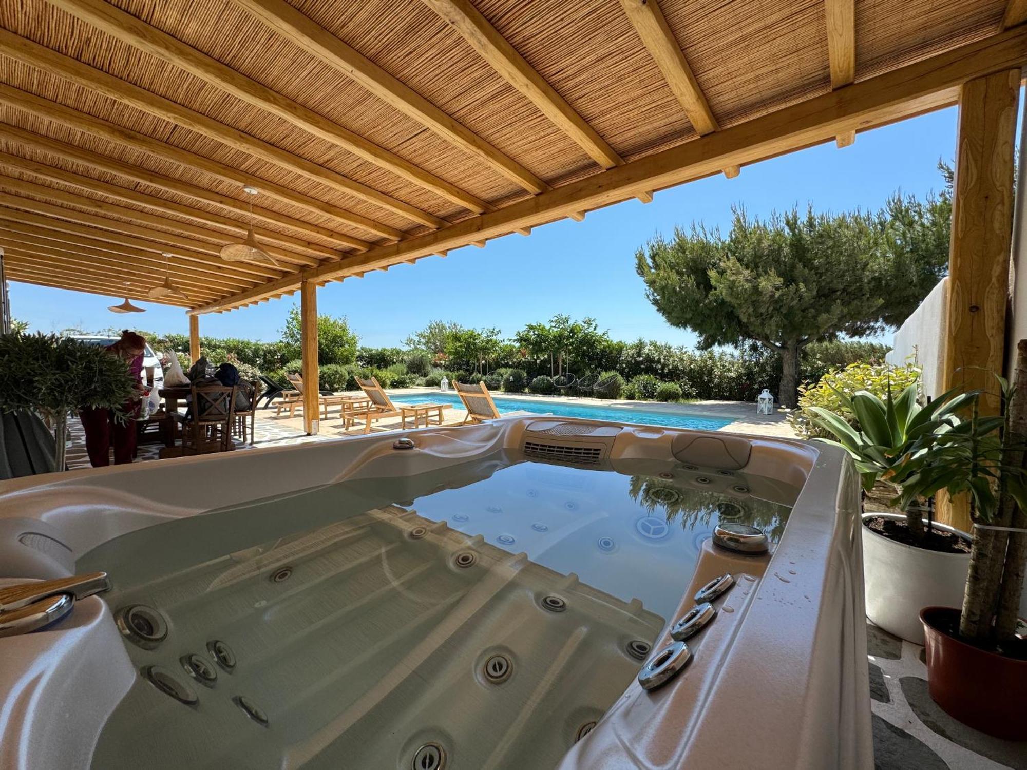 White Pearl Villa Naxos With Private Swimming Pool Naxos City المظهر الخارجي الصورة